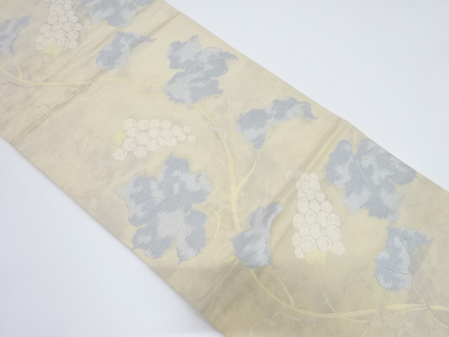 葡萄模様織り出し袋帯